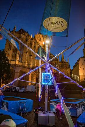 Jump & Fly in Erfurt auf dem Domplatz